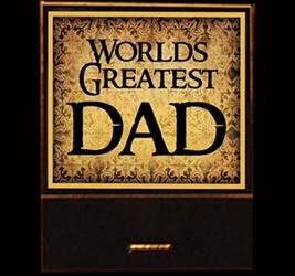 Worlds Greatest Dad matchbook 
