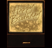 Happy Birthday matchbook 