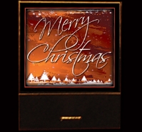 Merry Christmas matchbook 
