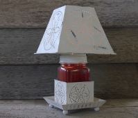 Shabby Chic Square White Shade 