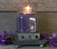 Square Galvanzied Star Holder 
