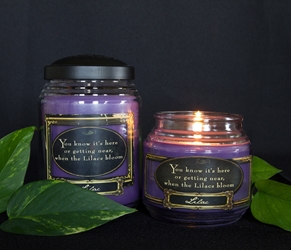 Lilac Reflective Light Scentiments Candle 