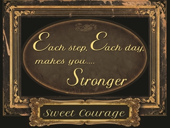 Sweet Courage Reflective Light Scentiments Candle 
