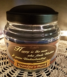 Grandpas Porch Reflective Light Inspirations Candle 